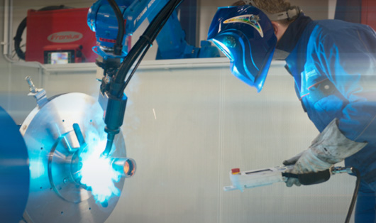 Schweissroboter bei duomet